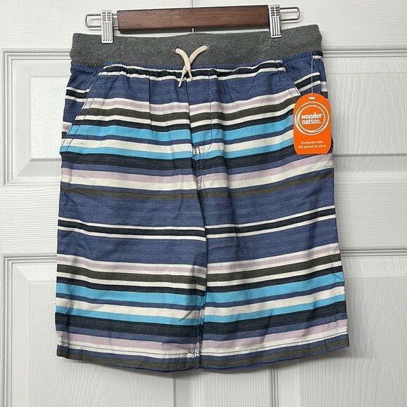 Boys XL Blue Jogger Shorts - Picture 1 of 2